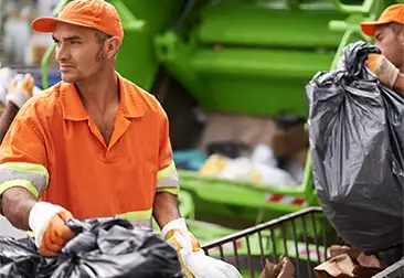 Two-way radios for waste management